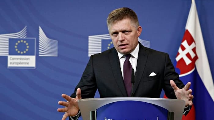 Slovak Prime Minister Robert Fico shot in Handlova