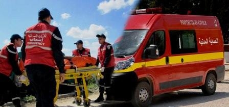 Tunisia – El Kef: Five people injured in  car skid