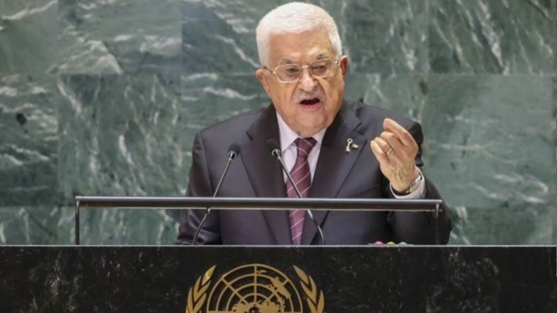 Palestinian President  Abbas calls for sanctions against Israel, exclusion from UN