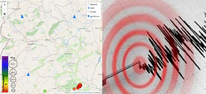 Two Earthquakes in Sidi Bouzid