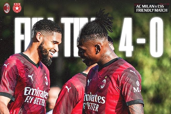 Amical : AC Milan-ESS, le champion de Tunisie balayé à Milanello