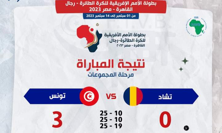 CAN Volleyball : la Tunisie s’offre le Tchad (vidéo)