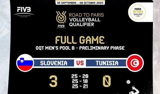 Volley – Tournoi qualificatif JO 2024 : la Tunisie s’incline contre la Slovénie