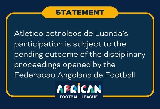 Super League africaine 2023 : le Petro Atlético suspendu 2 ans !