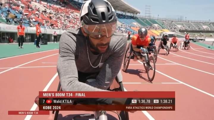 Mondial sports pour handicapés – Japon 2024 : 3ème médaille pour Ktila