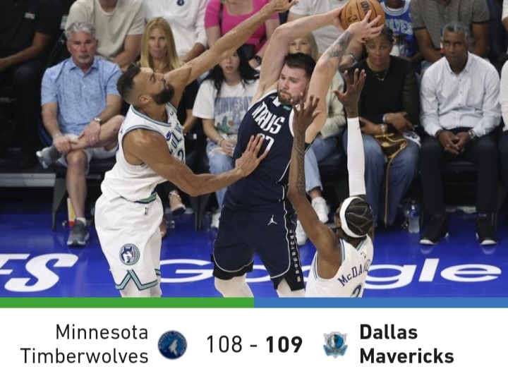 NBA : Dallas fait le break à Minnesota en finale de l’Ouest (vidéos)