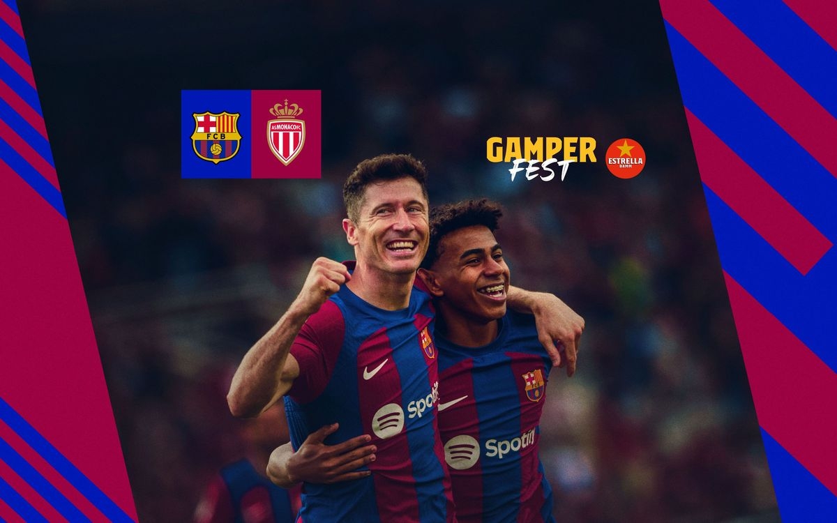 Trophée Gamper 2024 : ce sera Barça-Monaco en août