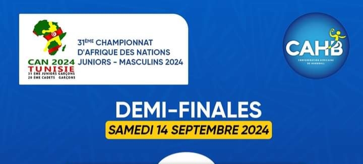 Hand – CAN JG : Tunisie – Maroc, programme des demi-finales