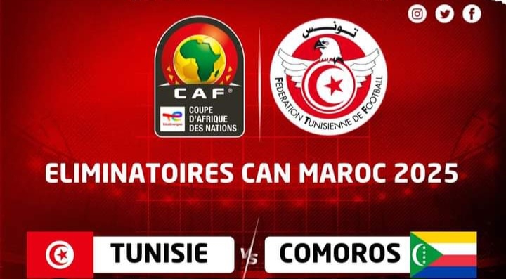 CAN 2025 (Q) : liste des Comores contre la Tunisie
