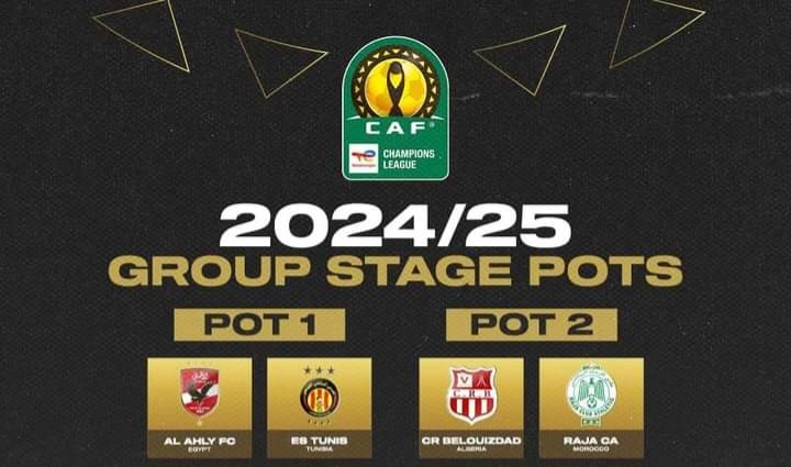 CAF CL 2024-2025 : l’Espérance dans le pot 1