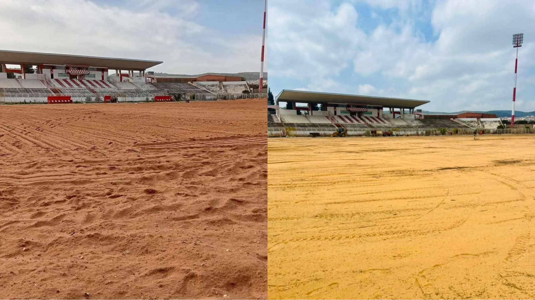 Exclusif : lancement aujourd’hui de l’ensemencement du stade Boujemaa Kmiti à Béja