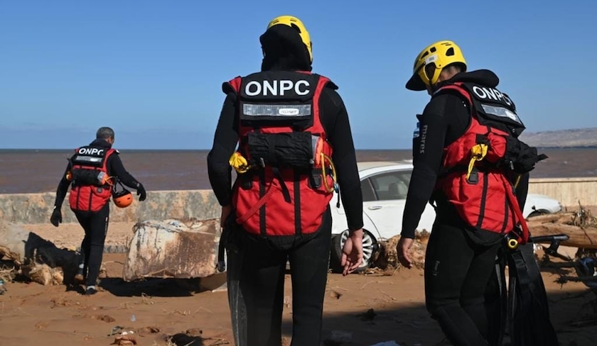 En photos : la protection civile tunisienne se mobilise pour la Libye