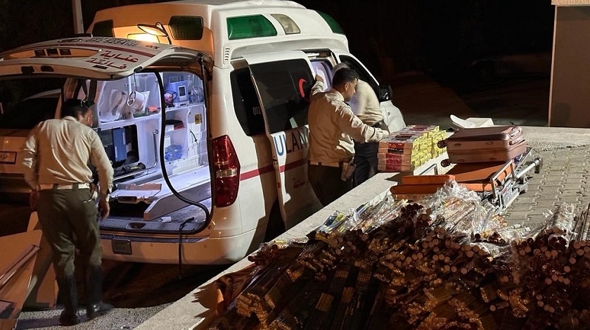 18 mille pétards saisis dans une ambulance transportant un malade