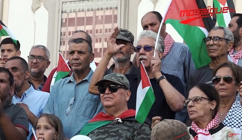 Tunis - Plusieurs personnalités nationales participent à la marche de solidarité avec la Palestine