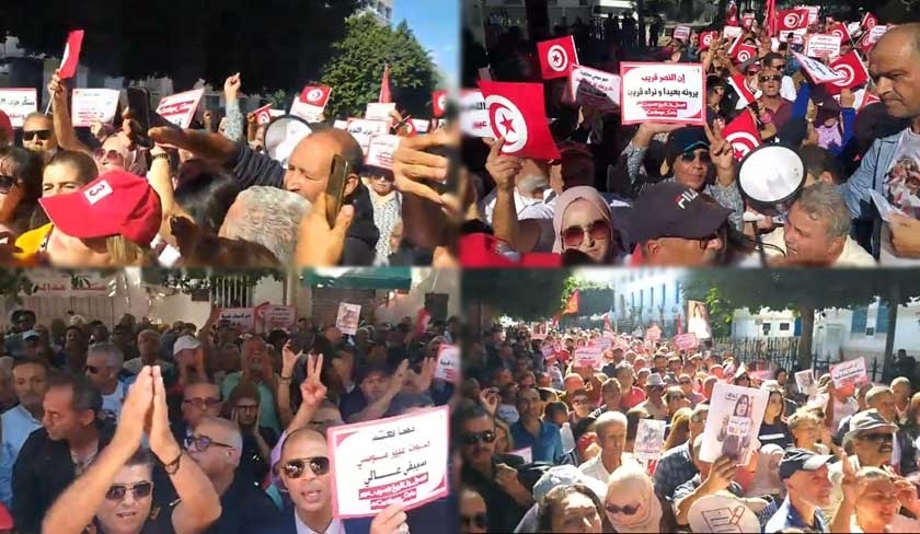 Manifestation de soutien à Abir Moussi