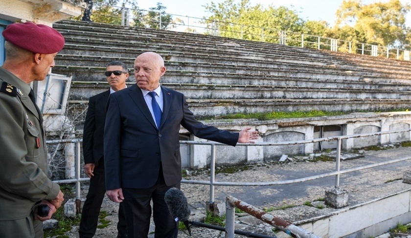 Kaïs Saïed : la piscine du Belvédère doit retrouver son éclat et vite !