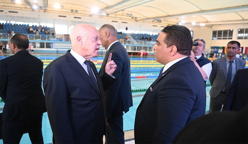 Vidéo de la colère du président à la piscine de Radès