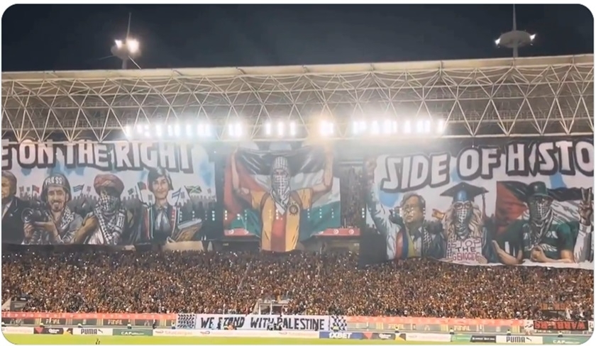 Le président colombien réagit au tifo de l'Espérance sportive de Tunis