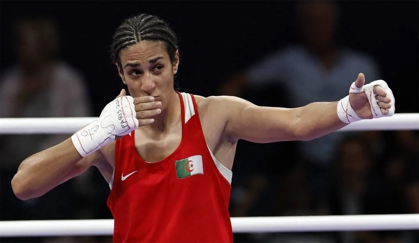 JO 2024 - La boxeuse algérienne Imane Khelif en finale