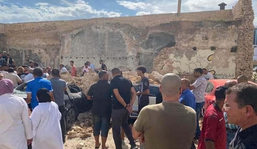 Décès d'un homme à la suite de l'effondrement d'un mur à Sfax