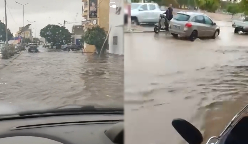 Kasserine : fortes pluies et montée des niveaux d'eau