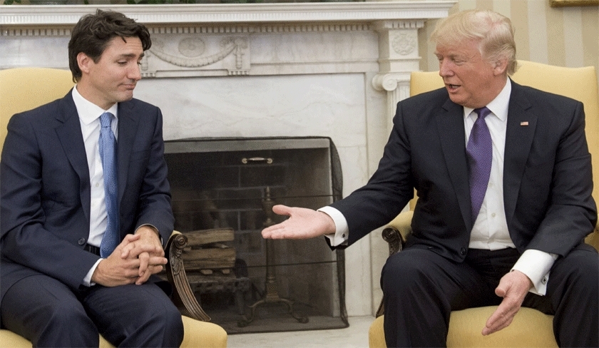 Trump menace d'intensifier la guerre commerciale avec le Canada