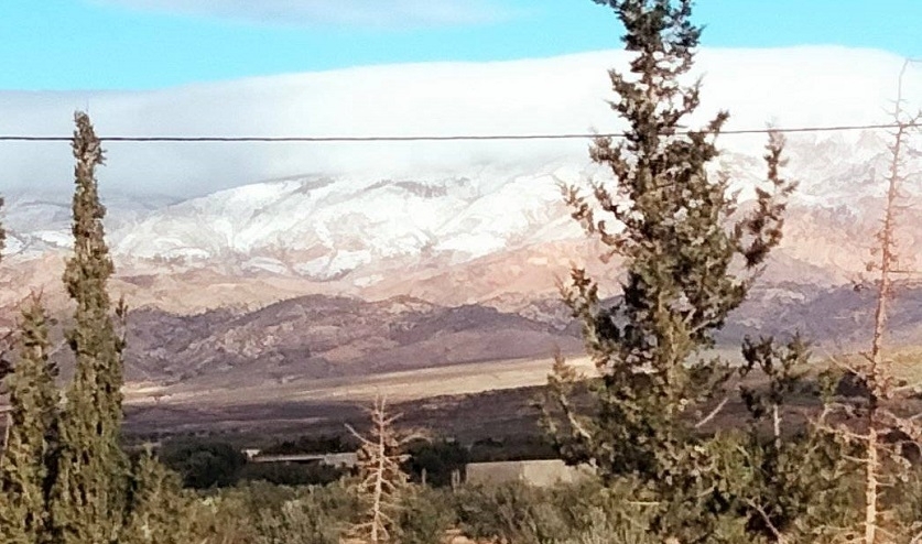 En photos : la neige couvre les hauteurs de Kasserine