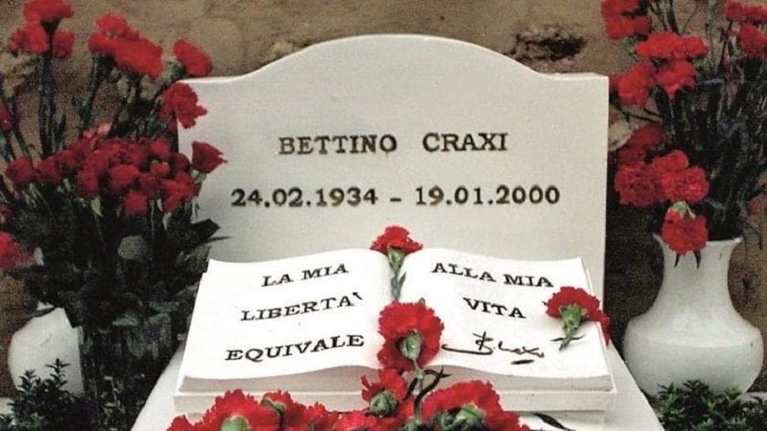 Antonio Tajani à Hammamet pour rendre hommage à Bettino Craxi