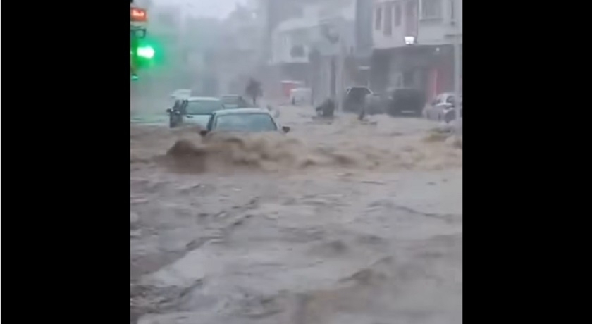 En vidéos : fortes pluies dans plusieurs régions du pays