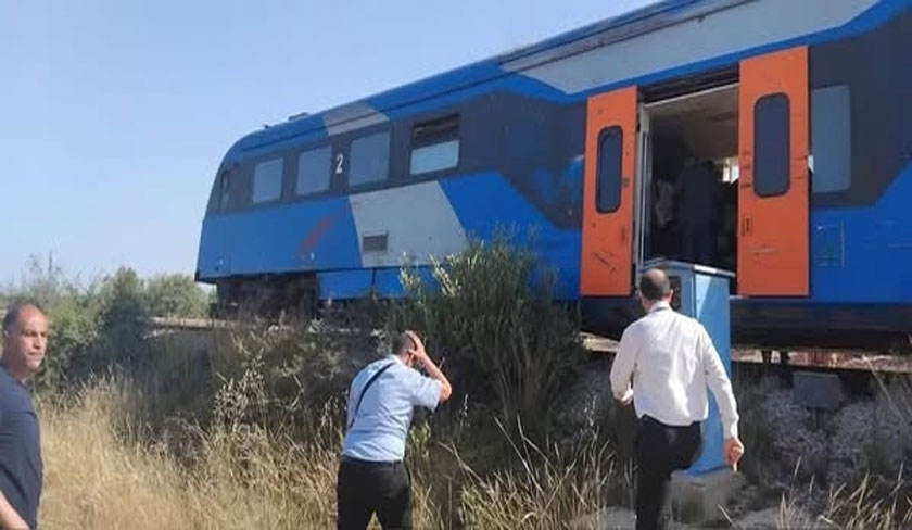 Départ de feu sur un train Sousse-Tunis : aucune victime à déplorer