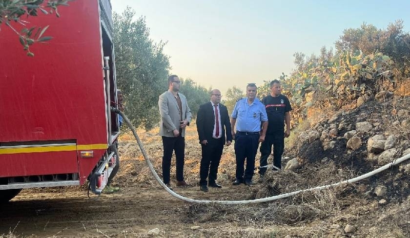 Incendie à Zaghouan : cinq hectares de cultures ravagés