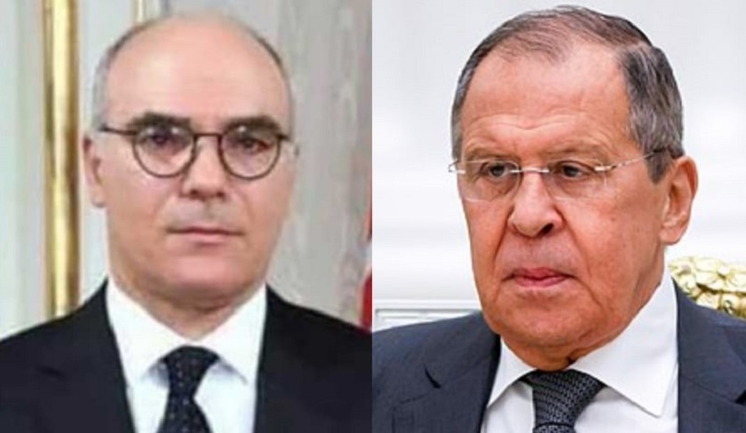 Nabil Ammar s'entretient avec Serguei Lavrov