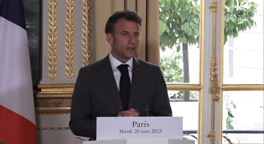 Emmanuel Macron : nous partageons la vision de l'Italie sur l'urgence de parvenir à un accord avec la Tunisie