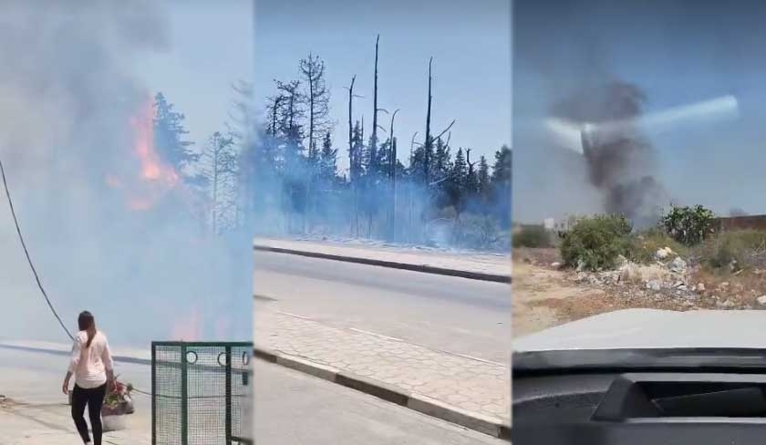 La Soukra : incendie et évacuation d'habitants