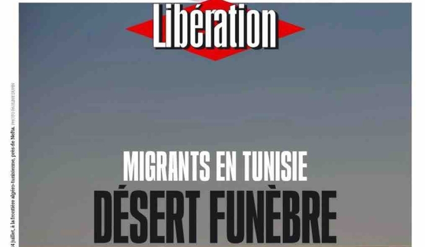 Libération : la une du 2 août qui nous fait honte