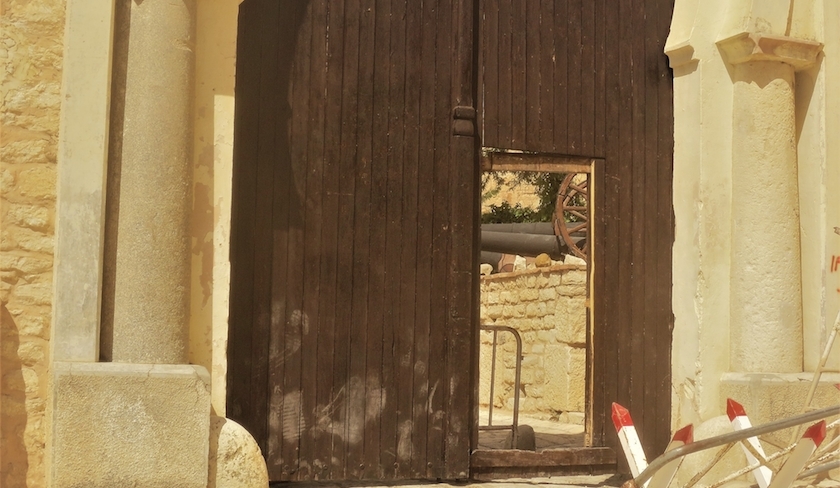 Le portillon de la citadelle du Kef arraché