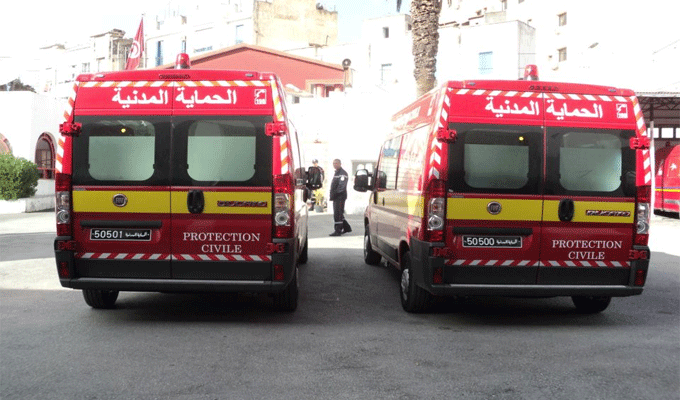 Tunisie: Plus de 500 interventions hier de la protection civile