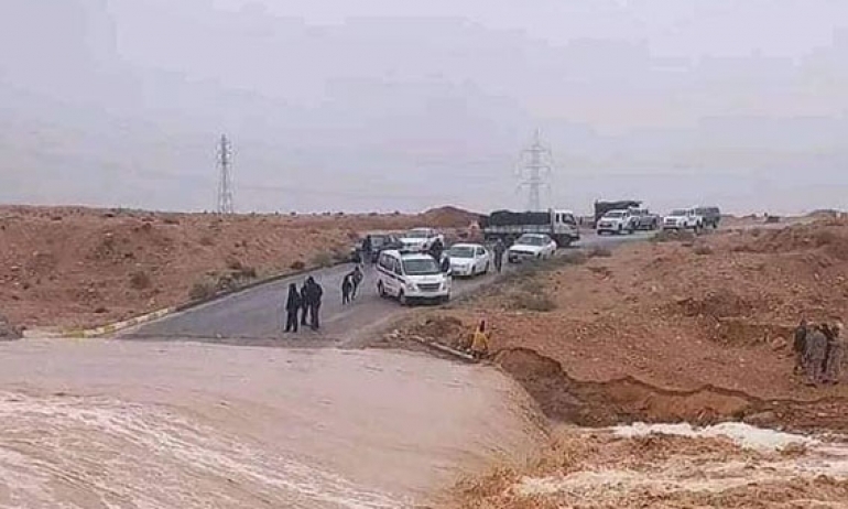 Kasserine: Reprise des opérations de recherche pour retrouver une femme emportée par les eaux de pluie