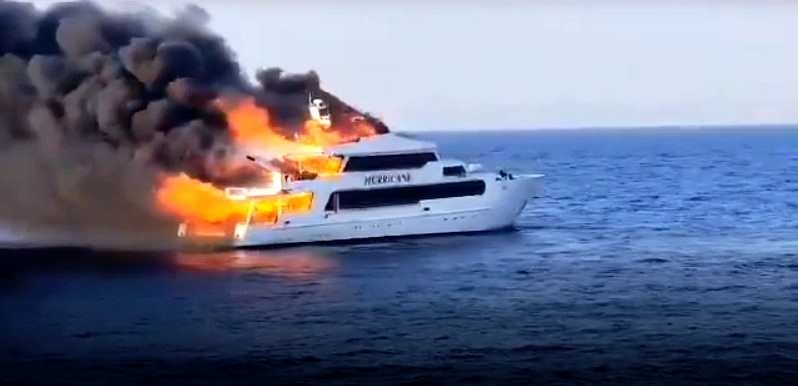 Egypte : Trois touristes britanniques disparus dans le naufrage d’un Yacht suite à un incendie à bord