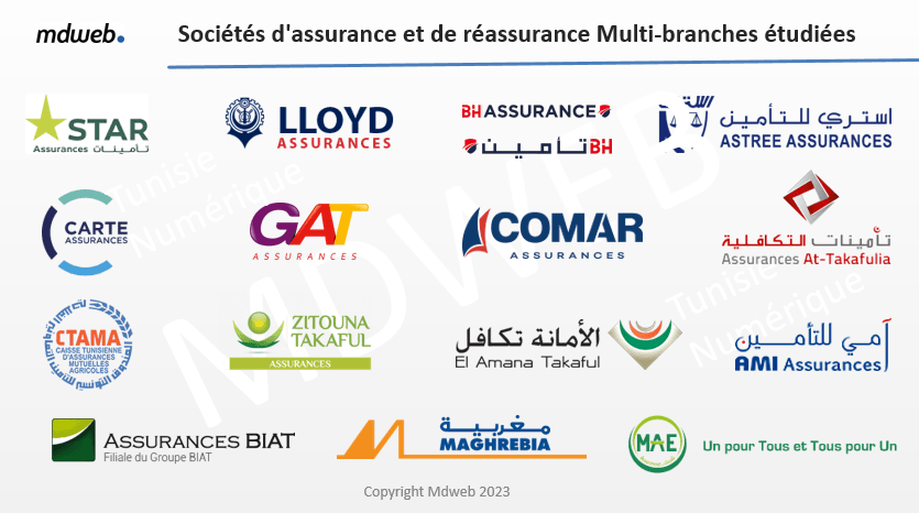 MDWEB : Classement des sociétés d’assurance sur le web et les médias sociaux (Juillet 2023)