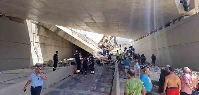 Grèce – L’effondrement d’un pont en construction fait un mort et quatre blessés