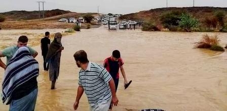 Des personnes disparues suite aux pluies torrentielles aux crues en Algérie