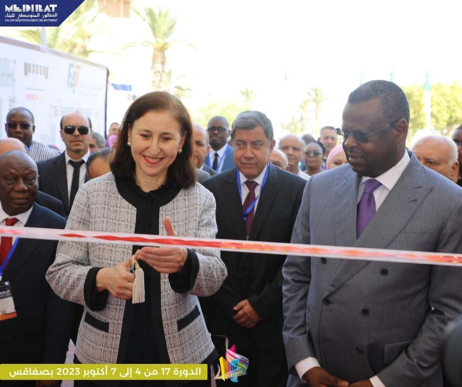 Inauguration de la 17ème édition du Salon Méditerranéen du Bâtiment MEDIBAT : En présence de...