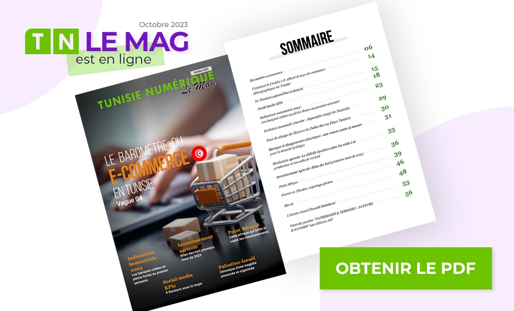 Parution de l’édition d’Octobre 2023 du Magazine “TN le Mag”.