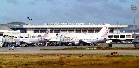 Tunisie – La plupart des aéroports tunisiens améliorent de 24,5% leur trafic de passagers