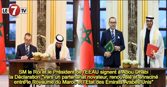 Le roi du Maroc tire le gros lot à Abou Dhabi, en marge de la...
