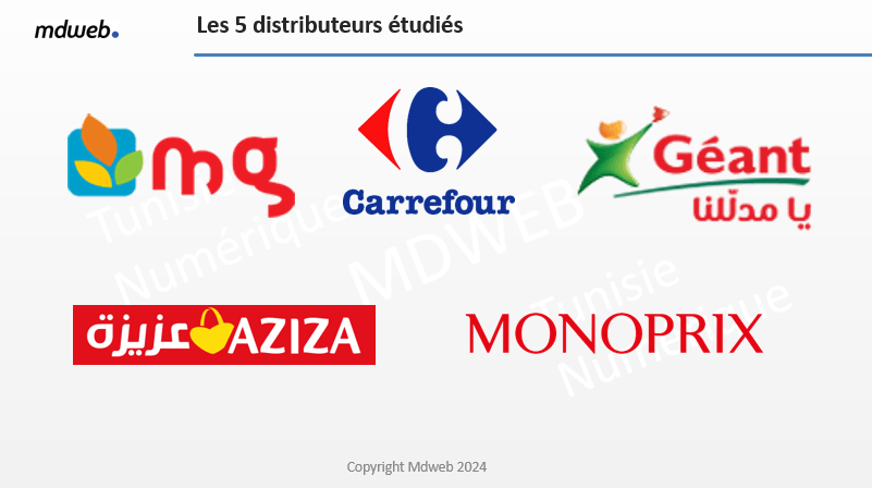 Mdweb : Classement des enseignes de la grande distribution sur le web et les médias...