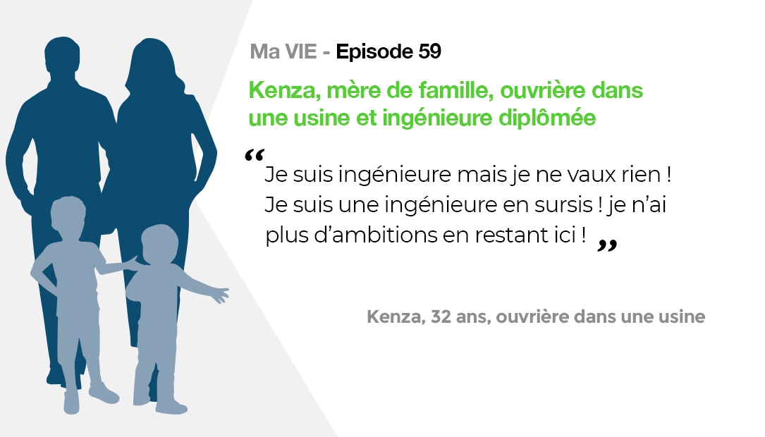 Ma vie: Kenza, mère de famille, ouvrière dans une usine et ingénieure diplômée