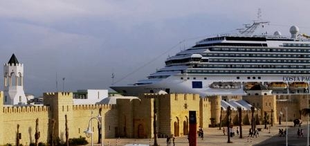 Tunisie – Reprise de l’arrivée des bateaux de croisière… Bonne saison en perspective !