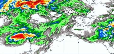 Un front froid se déplace vers l’Afrique du Nord